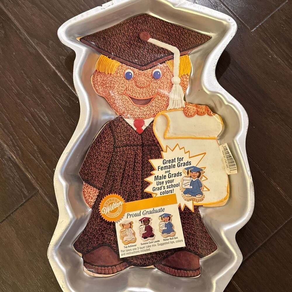 Vintage Wilton Graduate Cake Pan Aluminum
